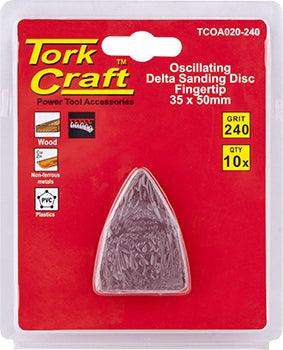 Oscillating Sandpaper A/O 35 X50 Mm 10 Pc Fingertip 240 Grit