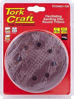 Oscillating Sandpaper A/O 115 Mm 10 Pc Round 120 Grit
