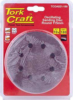Oscillating Sandpaper A/O 115 Mm 10 Pc Round 180 Grit