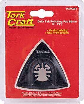 Quick Change Base & Arbor 80 Mm Delta Felt Polishing Pad