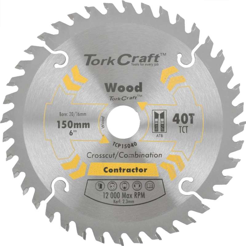 Blade Contractor 150 X 40 T 20/16 Circular Saw Tct