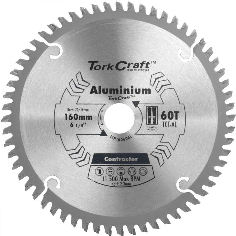 Blade Contractor Alum 160 X 60 T 20/16 Circular Saw Tct