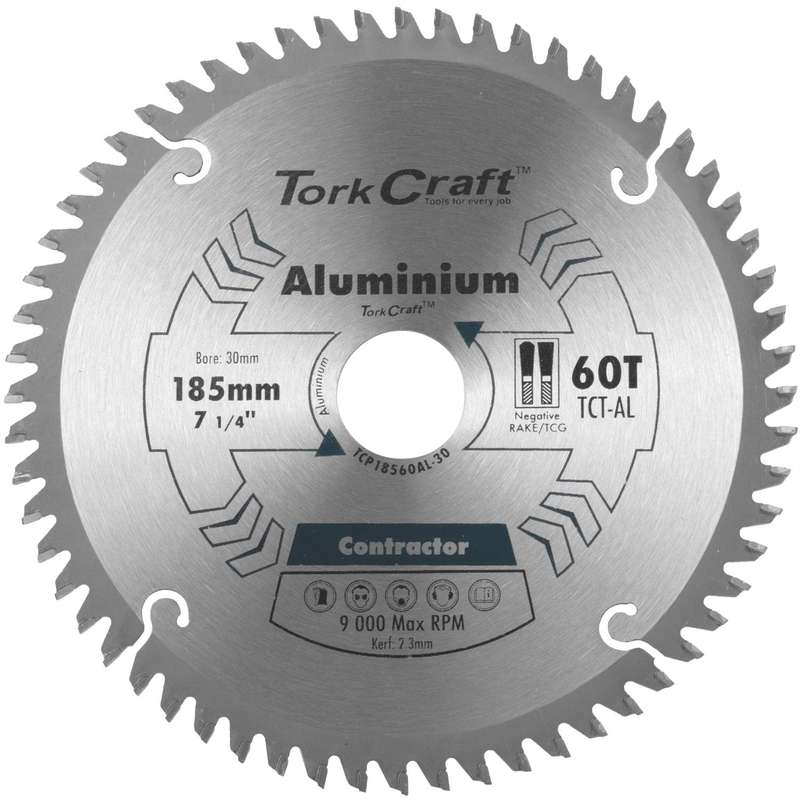 Blade Contractor Alum 185 X 60 T 30 Circular Saw Tct