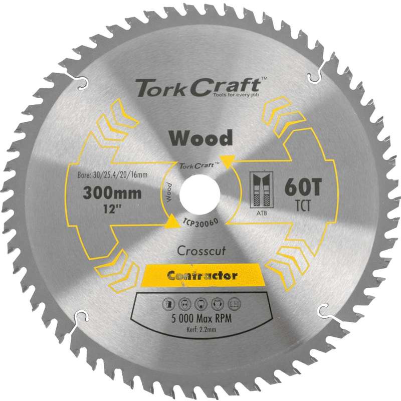 Blade Contractor 300 X 60 T 30/1/20/16 Circular Saw Tct