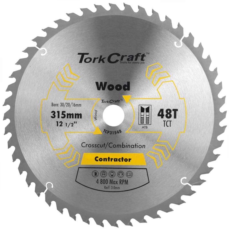 Blade Contractor 315 Mm X 48 T 30 Mm Bore Circular Saw Tct