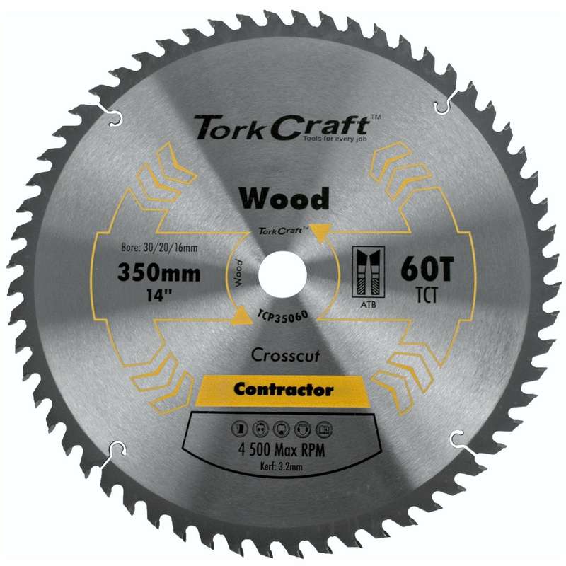 Blade Contractor 350 X 60 T 30 Circular Saw Tct
