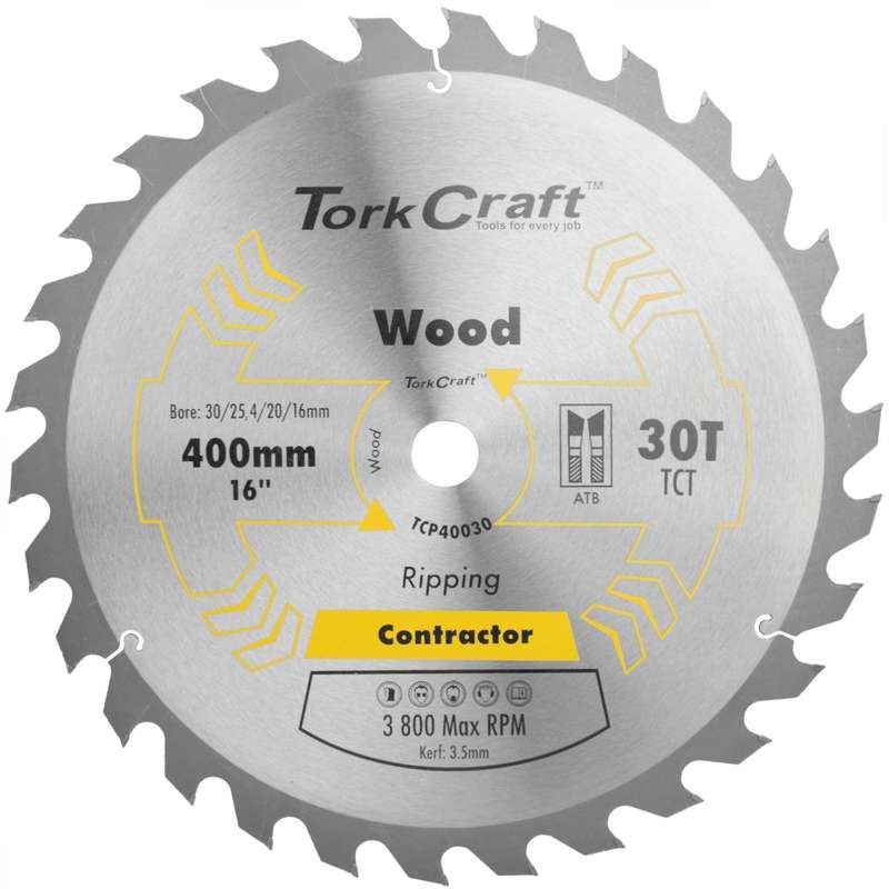 Blade Contractor 400 X 30 T 30/1 Circular Saw Tct