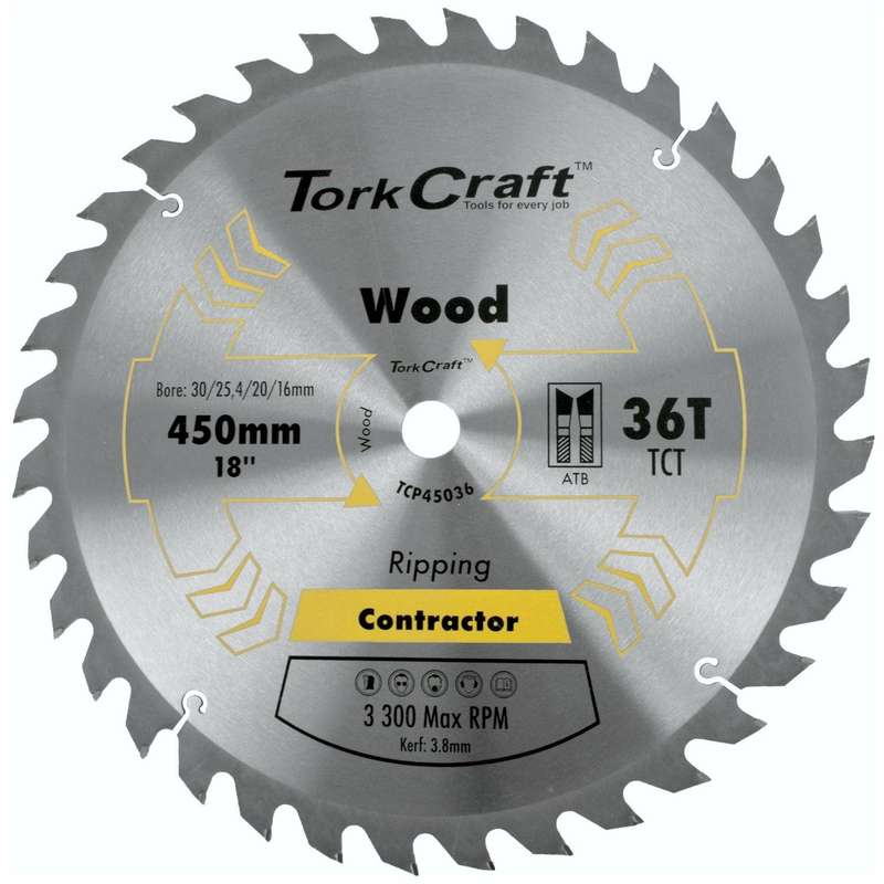 Blade Contractor 450 X 36 T 30/1 Circular Saw Tct
