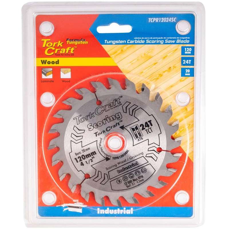 Blade Tct Scoring 120 X24 T 20 Mm 3.1 4.2 Mm Profesional Industrial