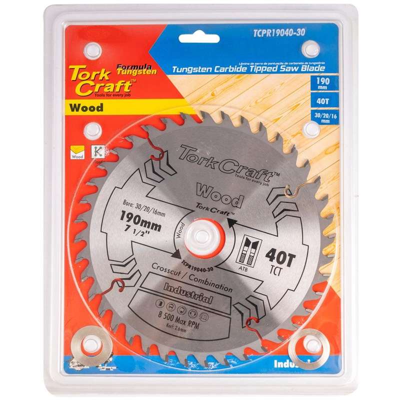 Blade Tct 190 X 40 T 30/20/16 Atb Positive Profesional Industrial
