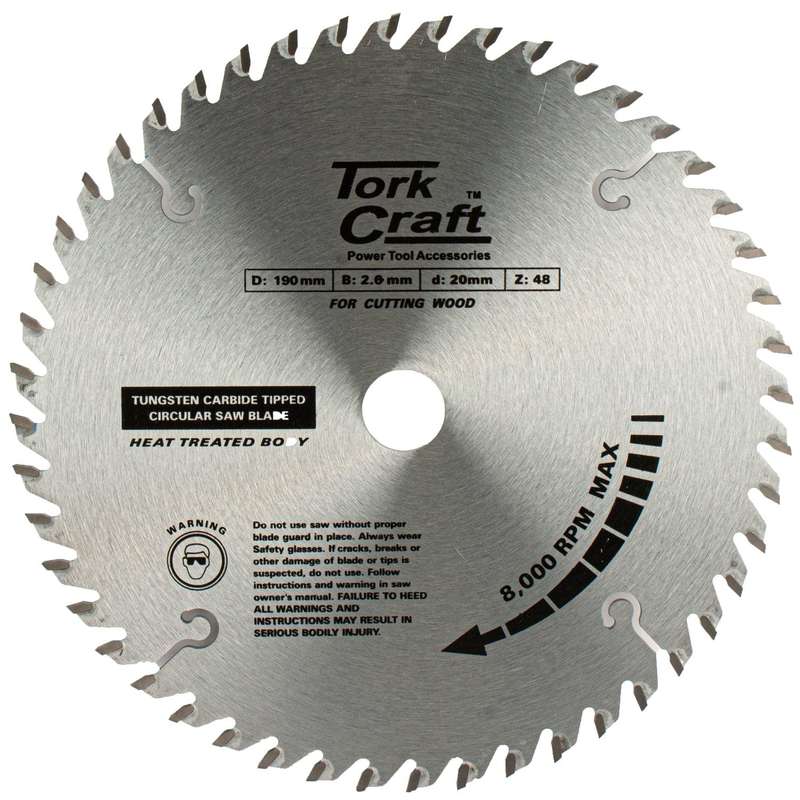 Blade Tct 190 X 48 T 30/20/16 Tcg Positive Profesional Industrial