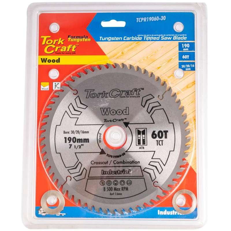 Blade Tct 190 X 60 T 30/20/16 Atb Positive Profesional Industrial