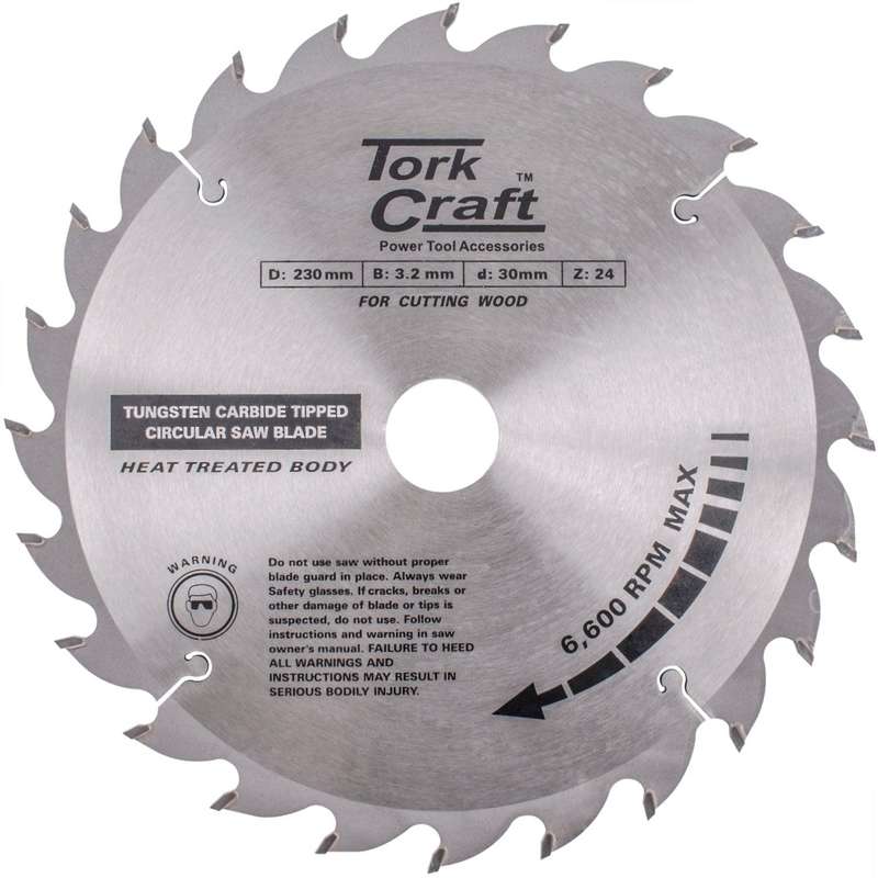 Blade Tct 230 X 24 T 30/1/20 Atb Positive Profesional Industrial