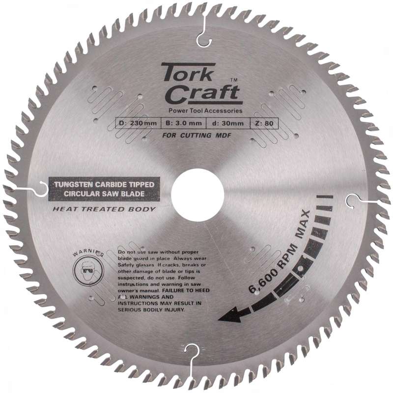 Blade Tct 230 X 80 T 30/1/16 Tcg Positive Profesional Industrial