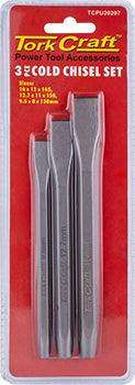 Tork Craft Cold Chisel 3 Pc