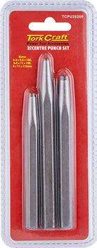 Tork Craft Center Punch Set 3 Pc