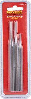 Tork Craft Long Pin Punch Set 3 Pc