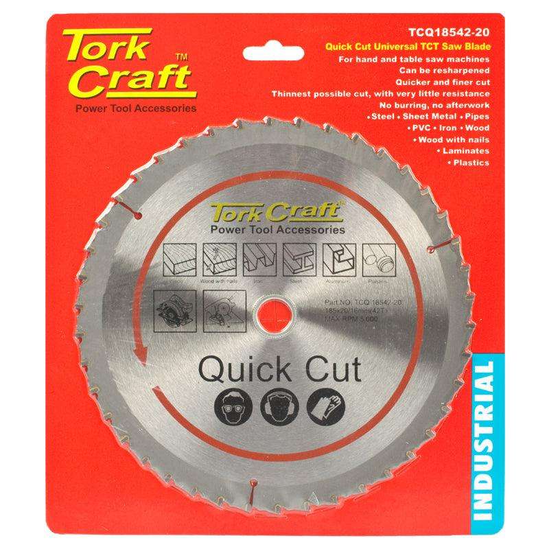 Universal Quick Cut Tct Blade 185 X42 T 20 16