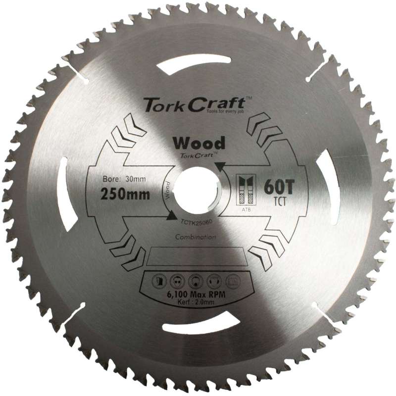 Saw Blade Thin Kerf 250 X 60 T 30 16 Tct