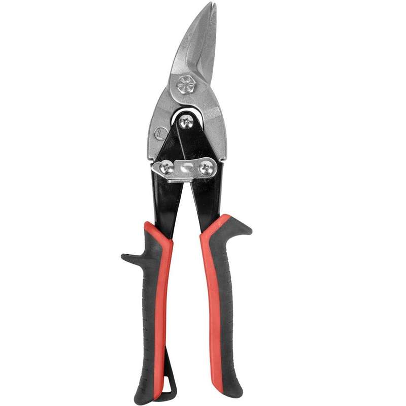 Tin Snip 260 Mm Left & Straight Cut Red