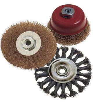 Wire Brush Set 3 Pce 100 Mm Twist Knot Wheel