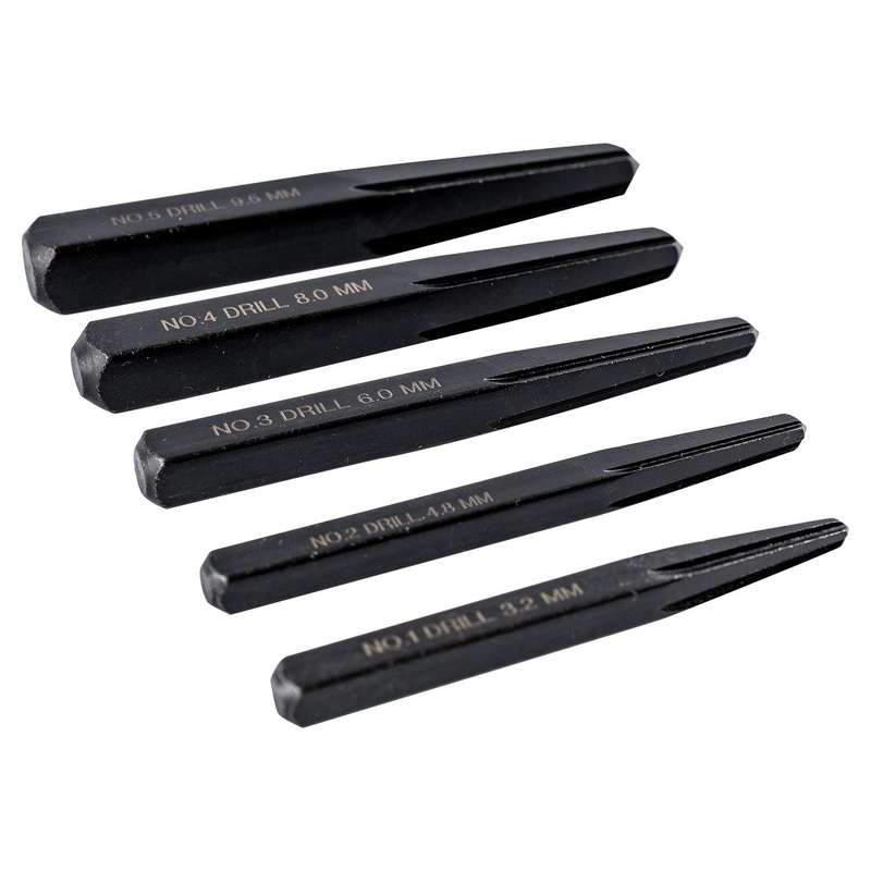 Square Screw Extractor Set 5 Pce
