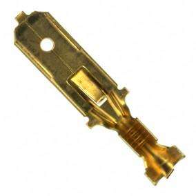 Terminal Un Ins Brass 6.3mmx0.8 Male 05696 126 004 L