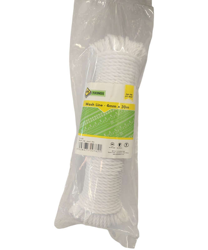 Wash Line Mts 30 M (4 Mm Rope)