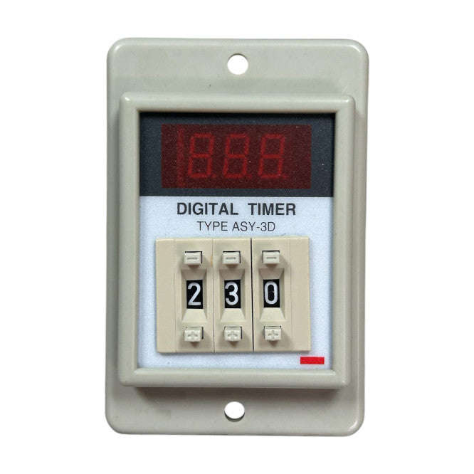 Timer M/Range 3 D 230 V 9.9 S 999 Hr 2 Xlimit Cont Flus Tmr Asy3 D 230 V