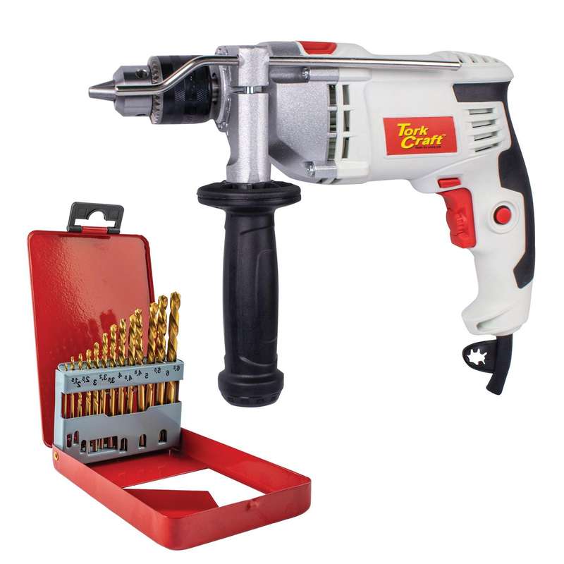 Imp. Drill Tcid0850 + Nr02013 Tin Drill Set