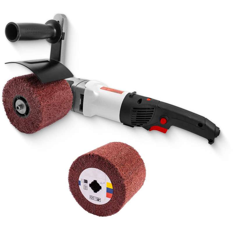 Stainless Burnishing Machine 800 W C/W Extra 120 Grit Nylon Wheel