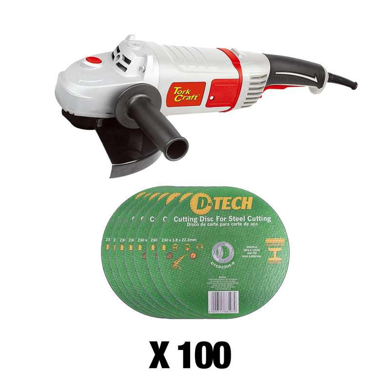 Dtcd230 S 100 X2 With Tcag0230 Angle Grinder