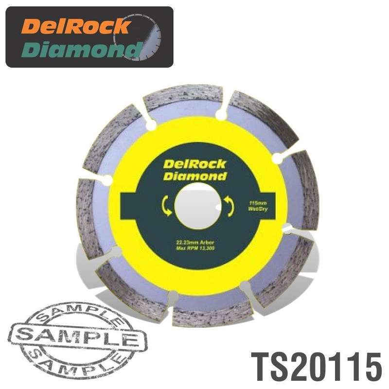 Diamond Blade 115 Mm Segmented Delrock