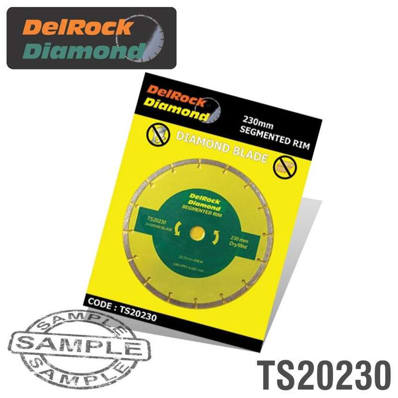 Diamond Blade 230 Mm Segmented Delrock