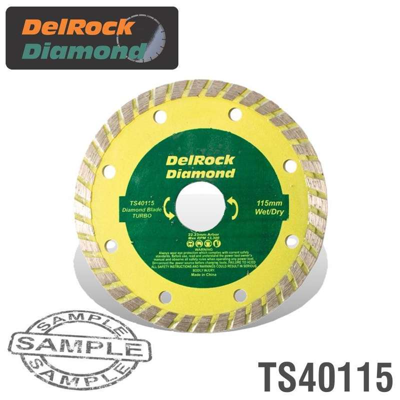 Diamond Blade 115 Mm Turbo Delrock
