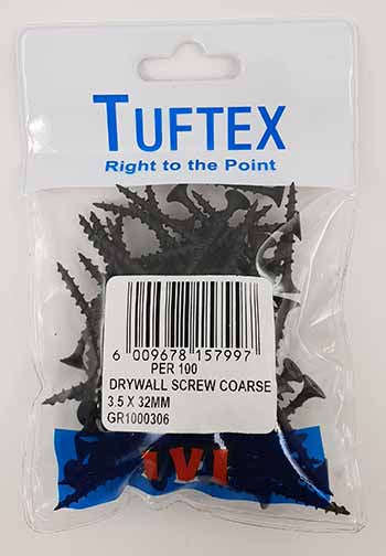 Screw Dry Wall 3.5 X25 Mm P/100 Tuftex
