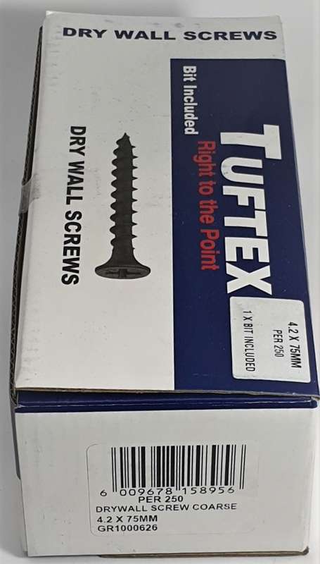 Screw Dry Wall 3.5 X41 Mm P/500 Tuftex