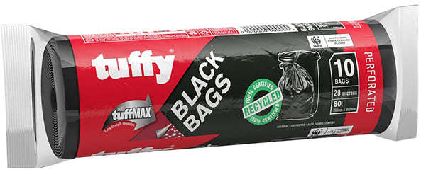Refuse Bag Tuffy Black Budget P/10 18 Mic