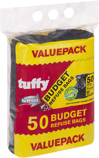Refuse Bag Tuffy Budget V/Pak P/50 18 Mic