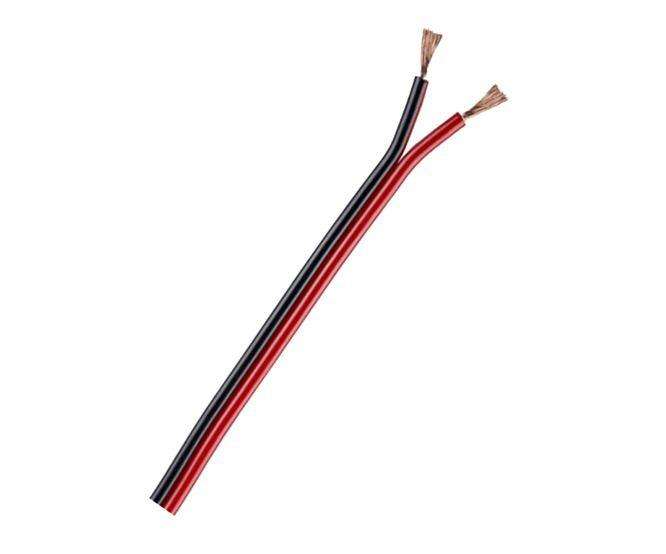 Twin Flex Cable Black Black/Red Csa=1.5mm2 Debulk Hk40025