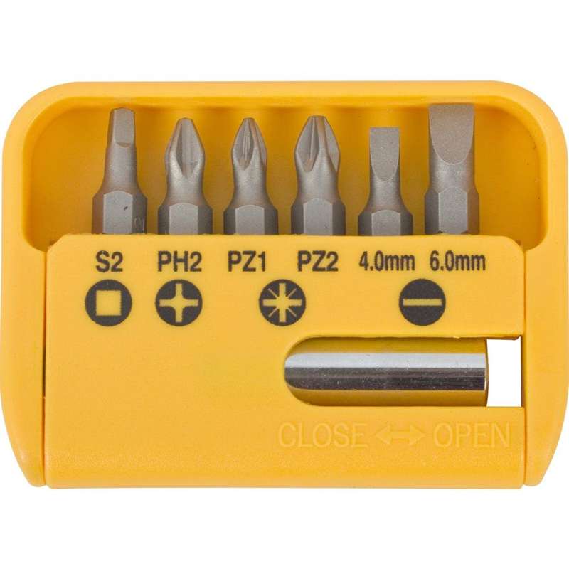 S/D Insert Bit Set 25 Mm 7 Pce