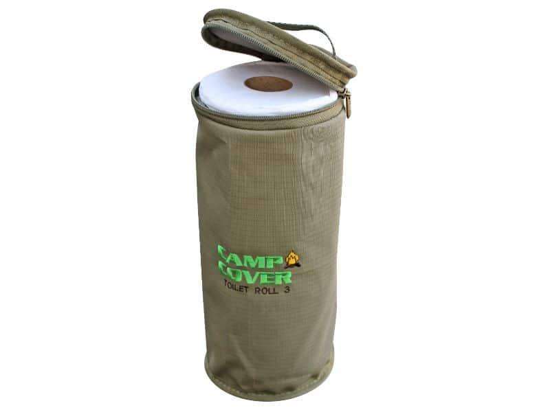 Camp Cover Toilet Roll Holder Ripstop Multi 3 Rolls Khaki