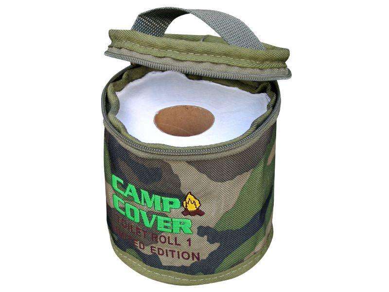 Camp Cover Toilet Roll Holder Polyester Single 1 Roll Camo