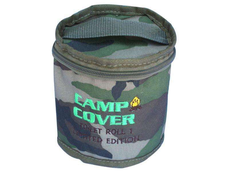 Camp Cover Toilet Roll Holder Polyester Single 1 Roll Camo