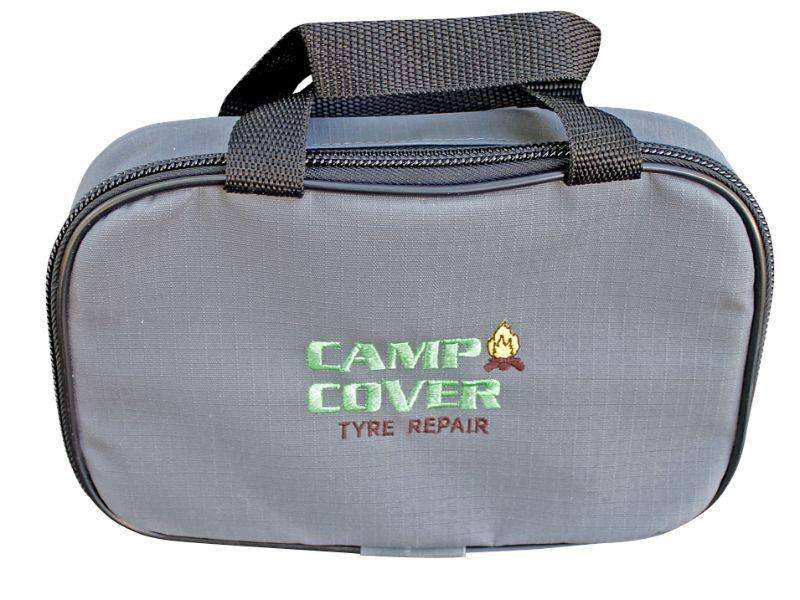 Camp Cover Tyre Repair Kit Bag Ripstop Charcoal