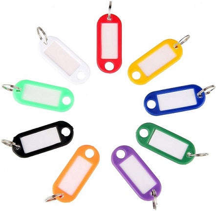 Key Tag Mts Plastic 300 Pc Asst Colours