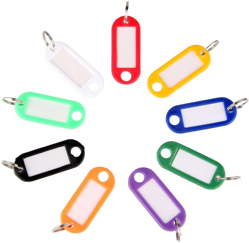 Key Tag Mts Plastic 300 Pc Asst Colours
