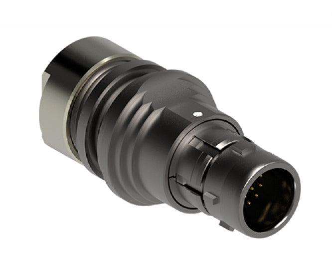 Circular Connector Plug Brass 10 W Solder Terminals Up01 L07 F010 S Bk1 Z2 Zb