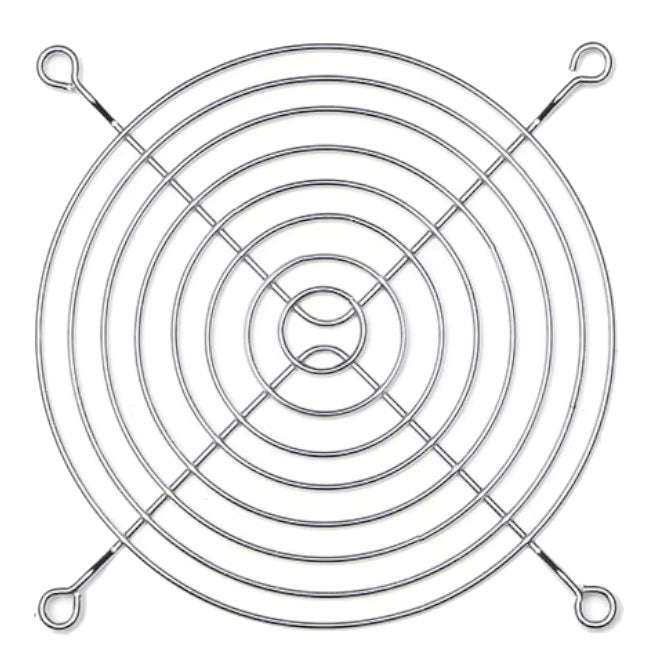 Us Metal Finger/Fan Guard Silver 120mm, Straight Sm7240 E