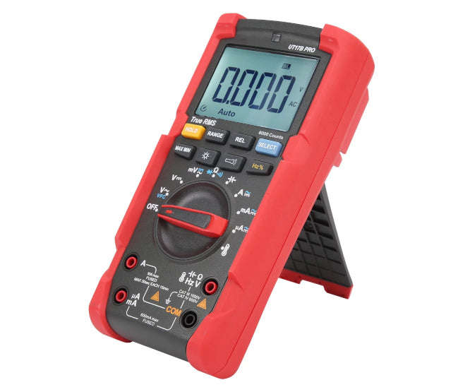 True Rms Digital Multimeter 6000 Count Cat Iii 1000 V Ut17 B